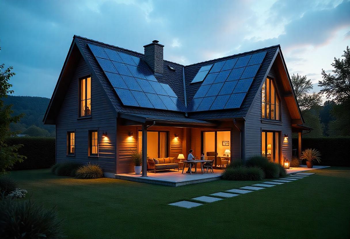 Home Using Solar Power